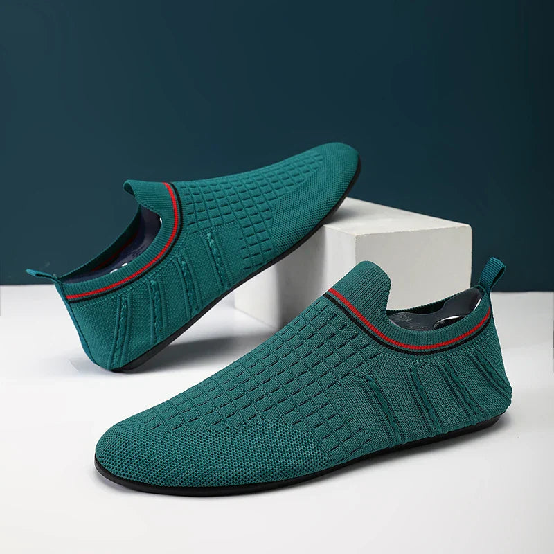 Masaccio Mesh Düz Loafer'lar