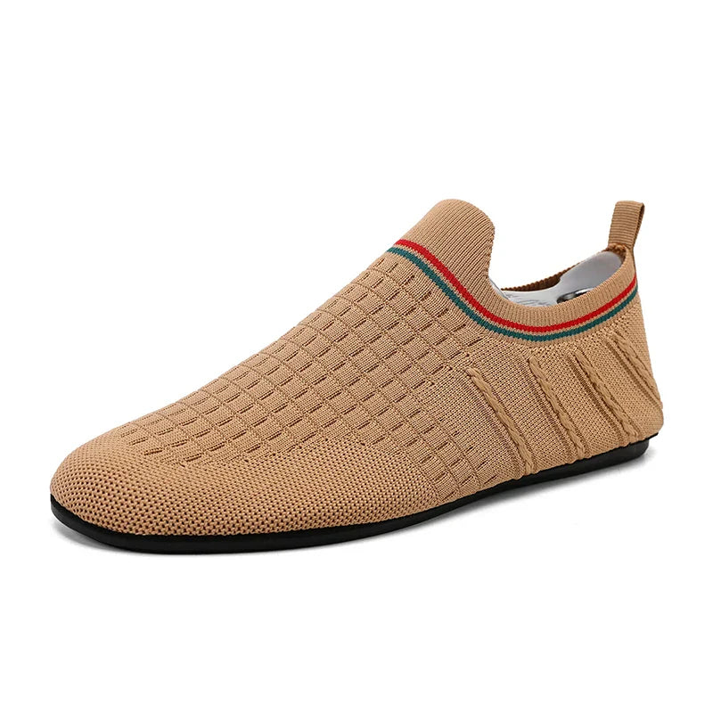 Masaccio Mesh Düz Loafer'lar