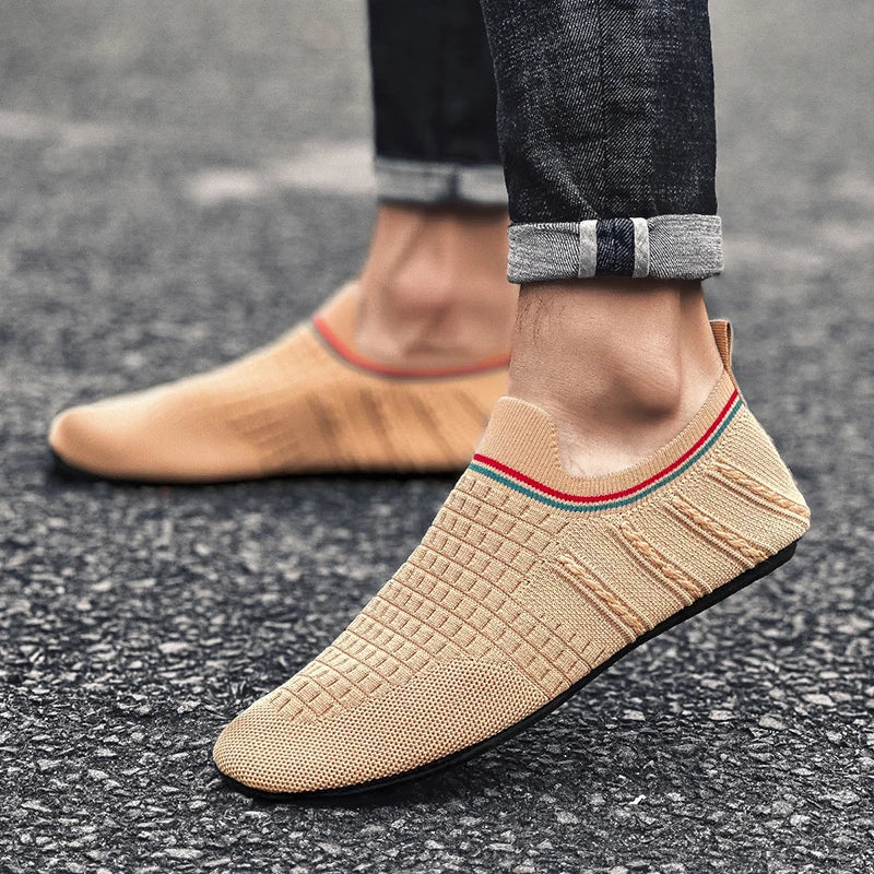 Masaccio Mesh Düz Loafer'lar